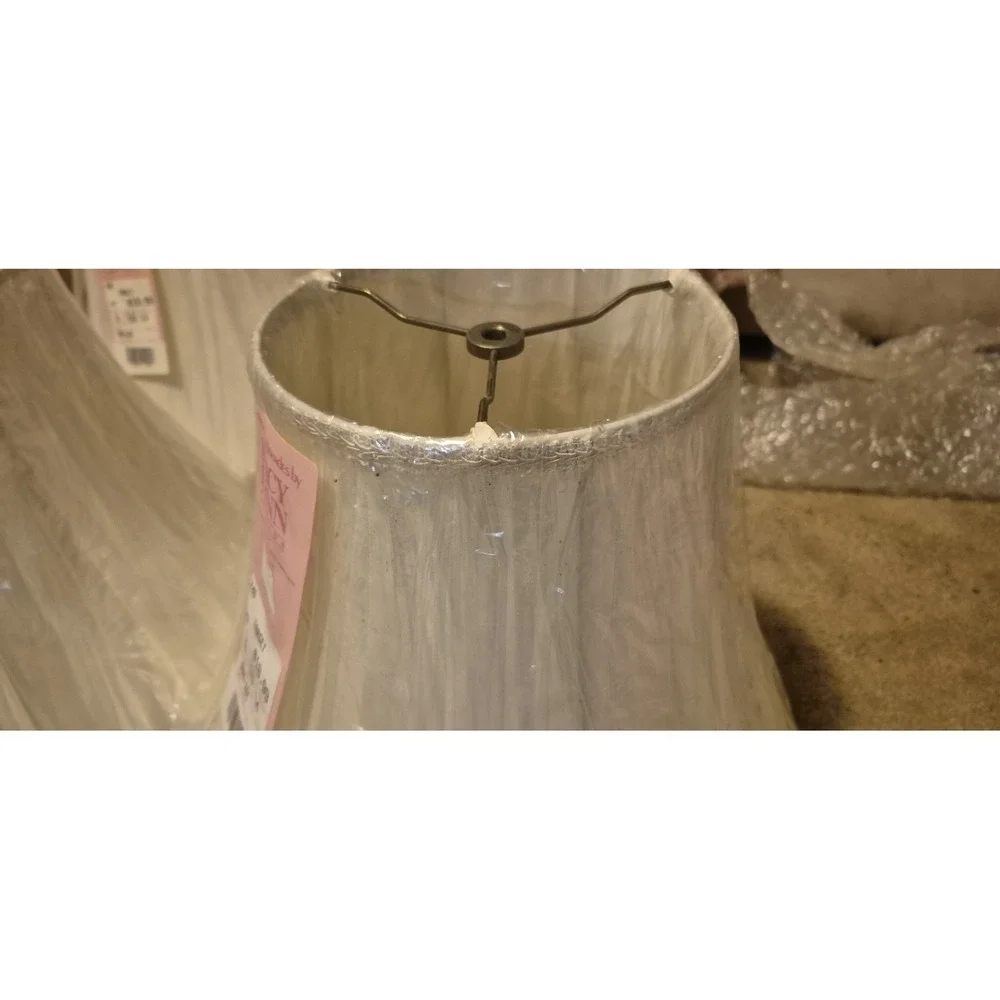 Lot of 6 Stacy Lynn Studios Fashion Lampshades – White‎ – New NOS